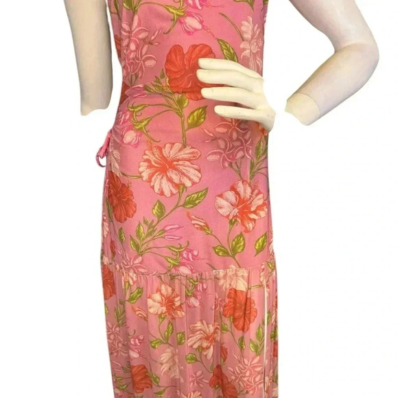 Hansen & Gretel Mood Ring Asymmetric Floral Print Dresss Size XL.  #92 - Picture 6 of 15